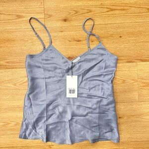 Silk Laundry Bias Cut Cami - storm